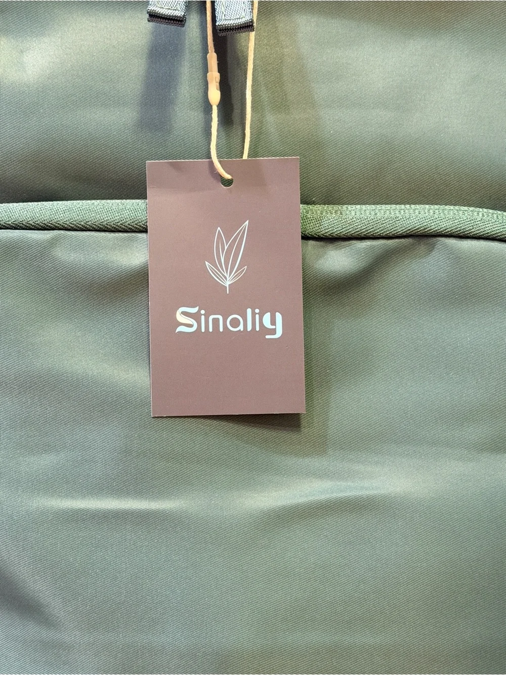 NWT Sinaliy Green Travel/Laptop Backpack with Travel Pouch